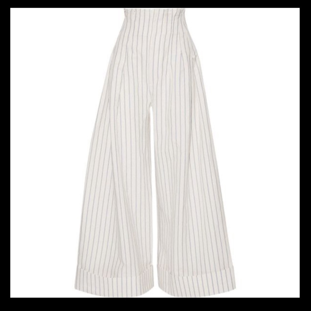 New high rise wide leg pants